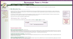 Desktop Screenshot of bereavement-poems-articles.com